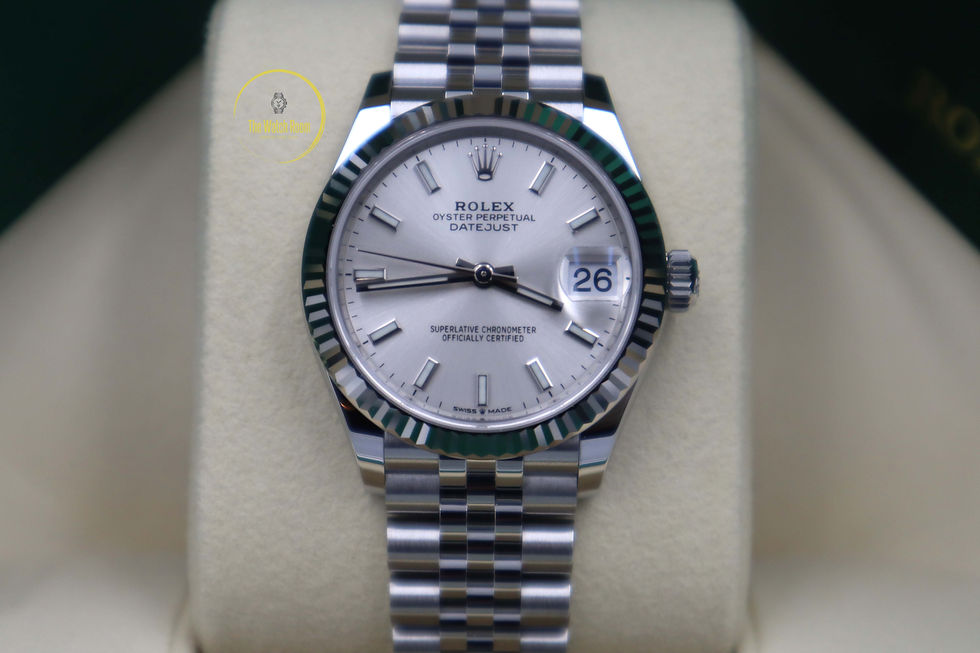 Thumbnail: Rolex Datejust 31mm Steel and White Gold Silver Dial - 2021