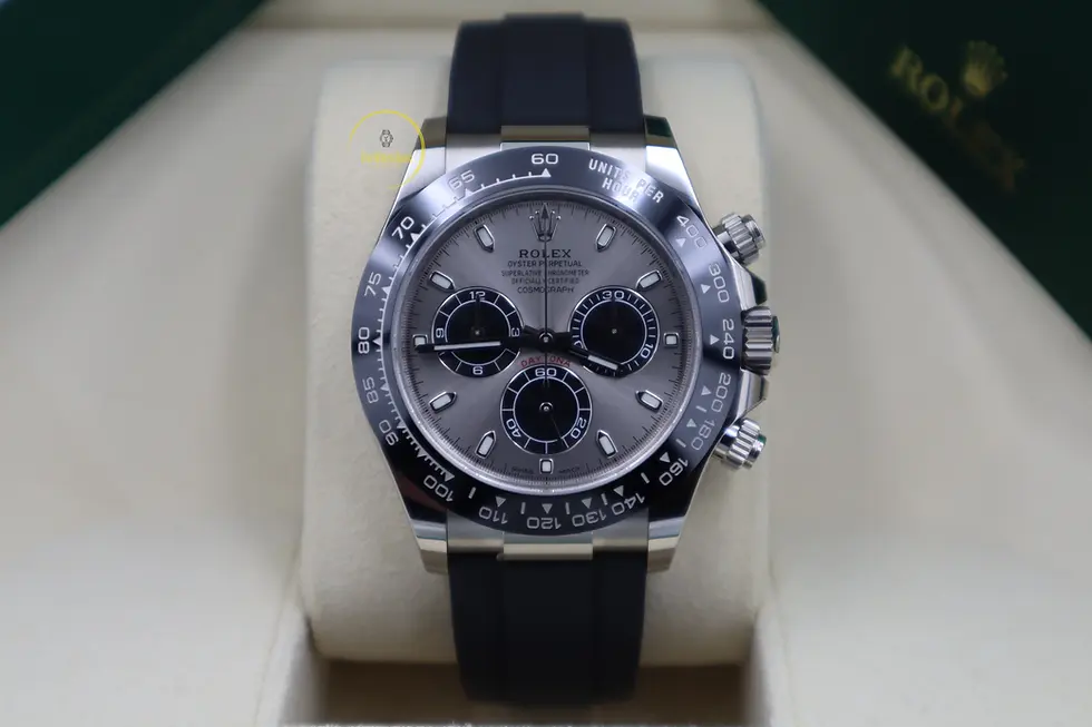 Thumbnail: Rolex Cosmograph Daytona White Gold Oysterflex - 2020