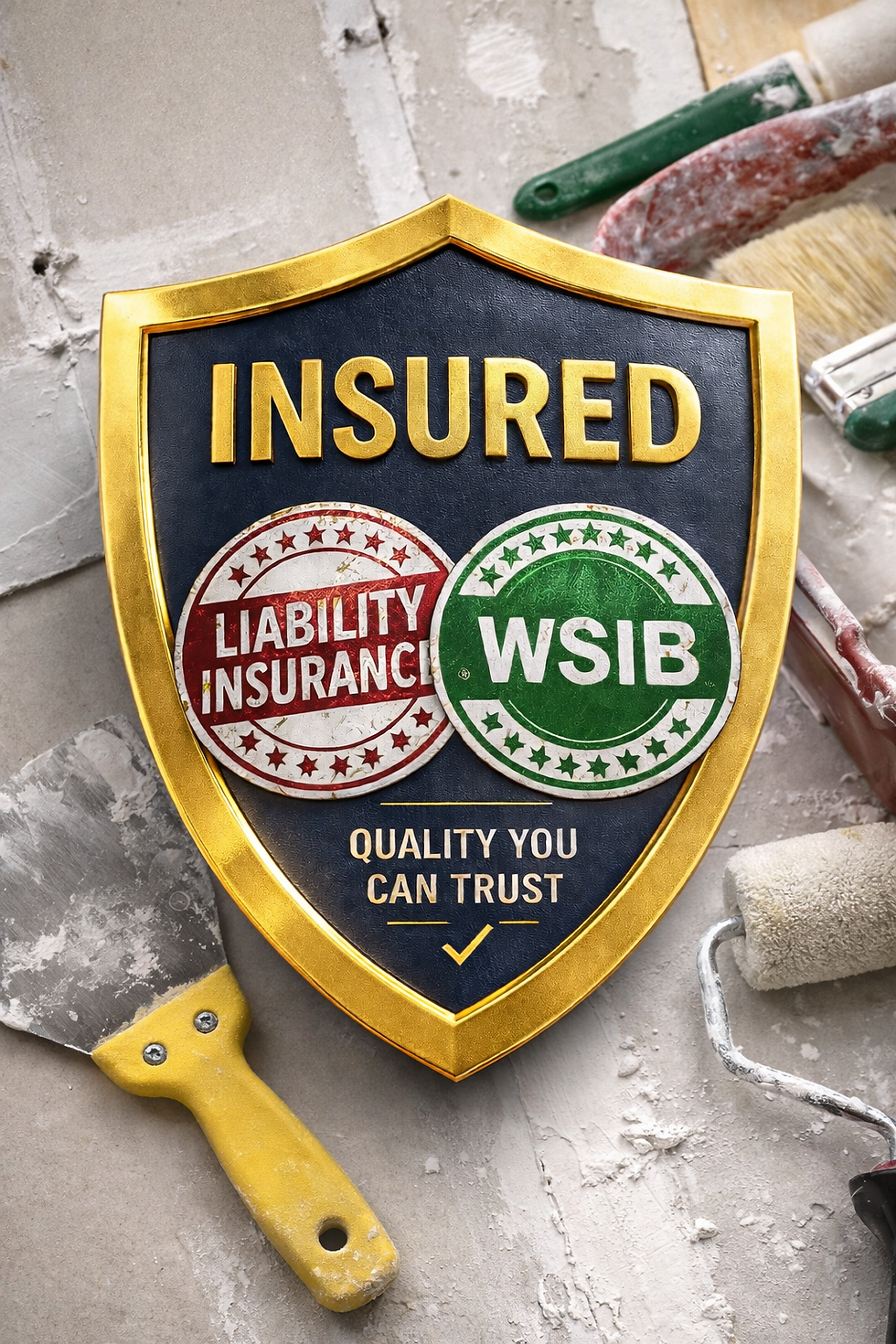 insured drywall and painting contractor with WSIB coverage in Temiskaming Shores