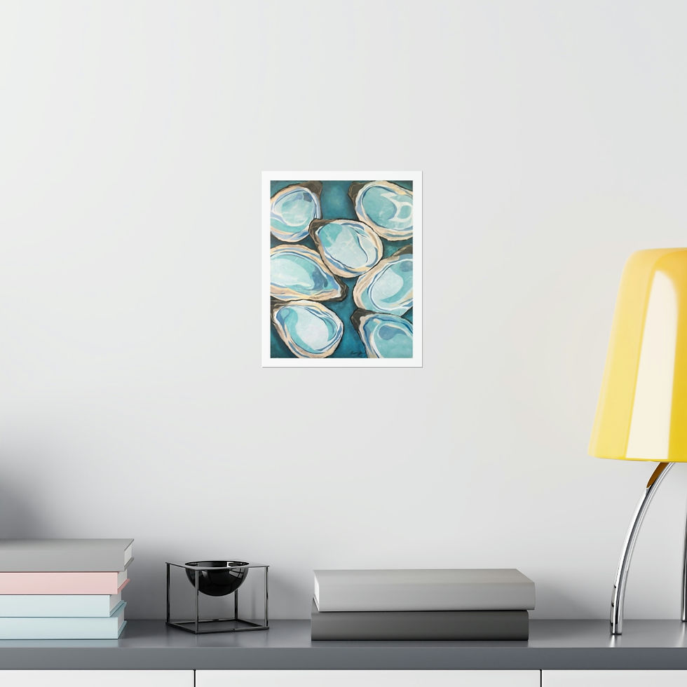 Thumbnail: Oysters - Blue oysters from above