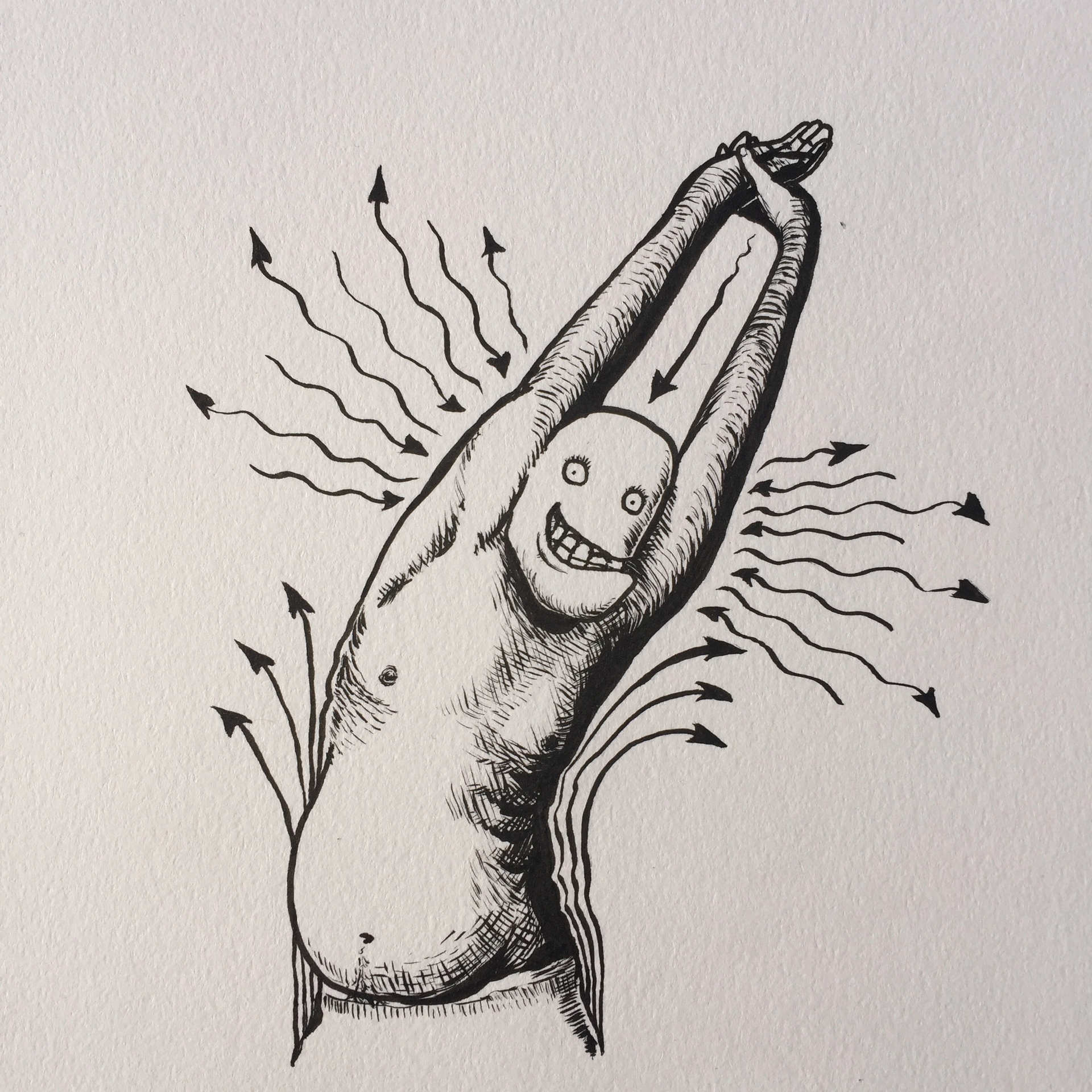 Inktober Day 26 - Stretch