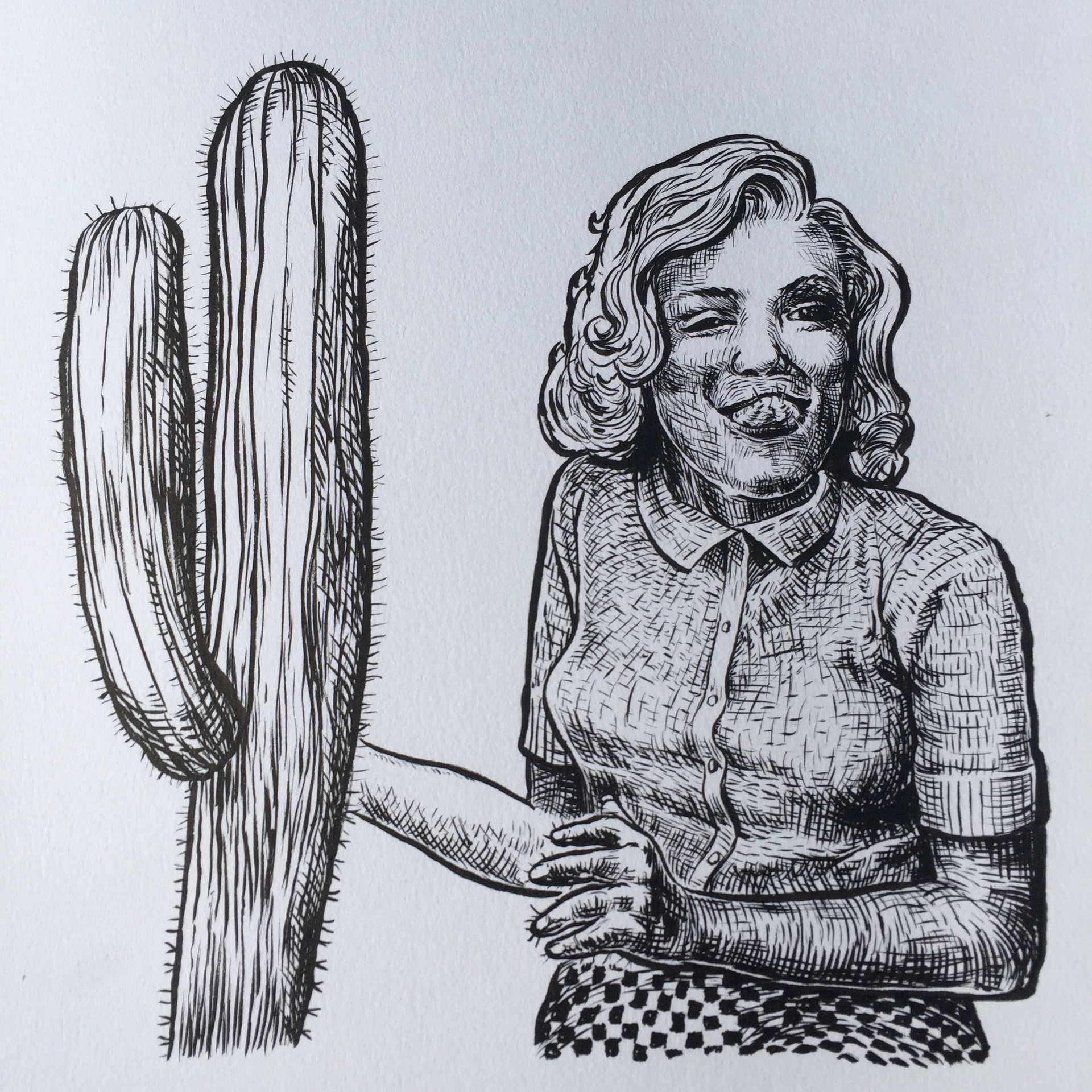 Inktober Day 25 - Prickly