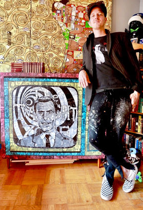 Brent Doty, Klimt, Gustav Klimt, The Twilight Zone, Twilight Zone, Rod Serling, Portrait, Selfie, Photo.