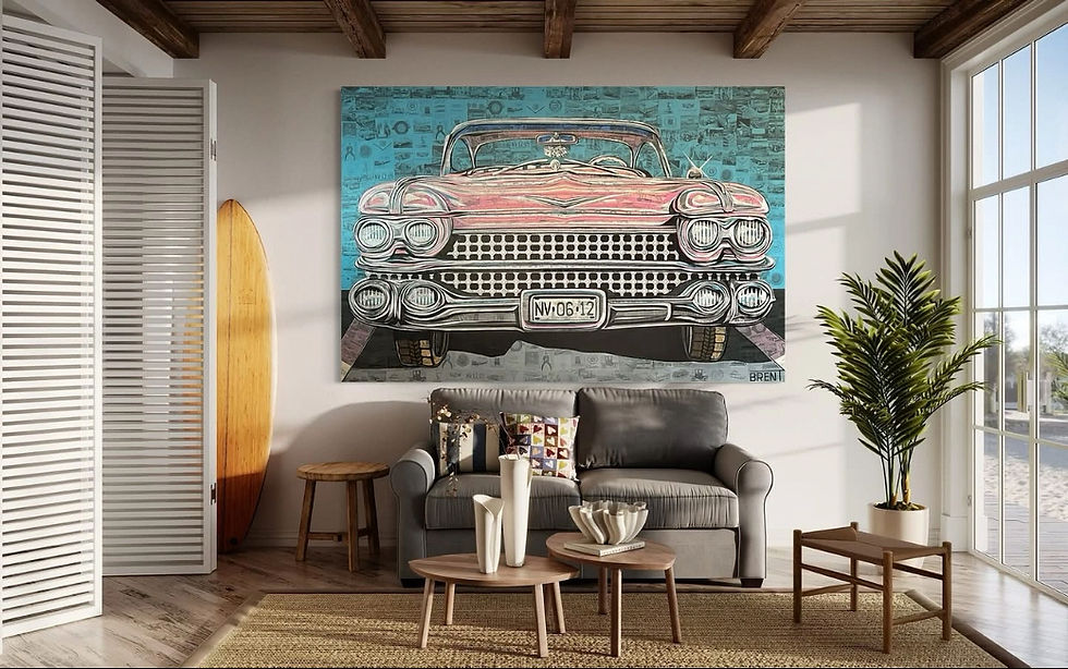 Thumbnail: 1959 Pink Cadillac Convertible