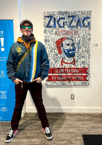 Brent Doty, Brent the Serialist, Brent Andrew Doty, ZigZag, Logo, THC, Dispensary, Toronto, Canada.