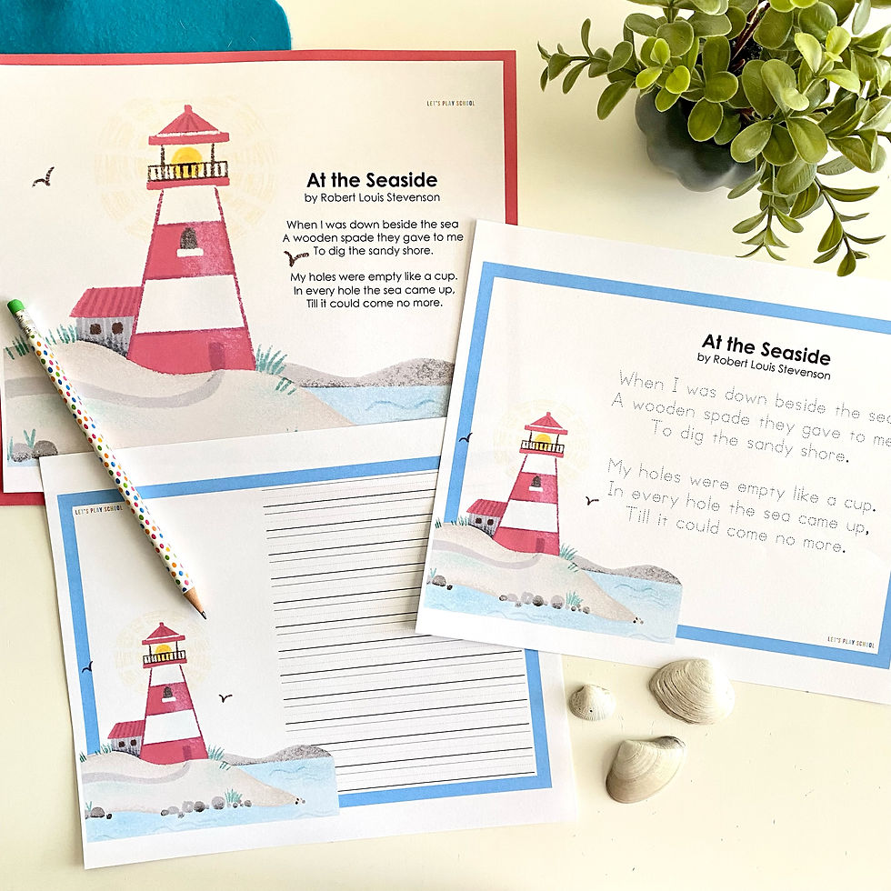 Thumbnail: Day at the Beach Play & Learn Kit