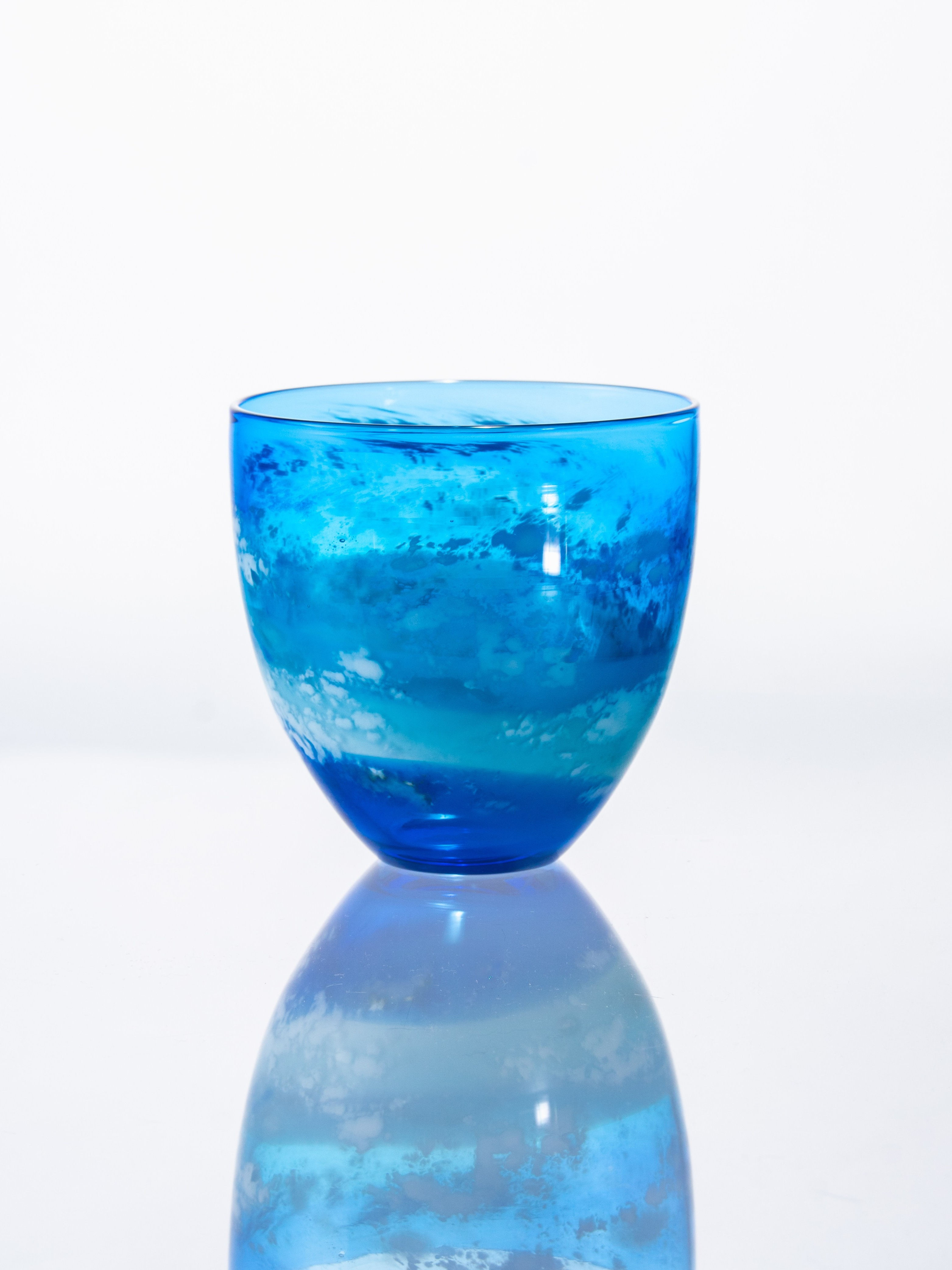 雲のゆくえ グラス(ロイヤルブルー)