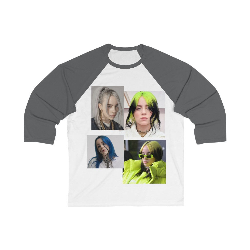 Unisex 3/4 Sleeve Baseball Tee