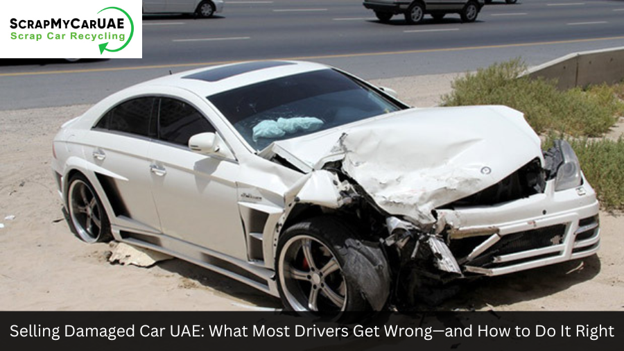 selling damaged car UAE