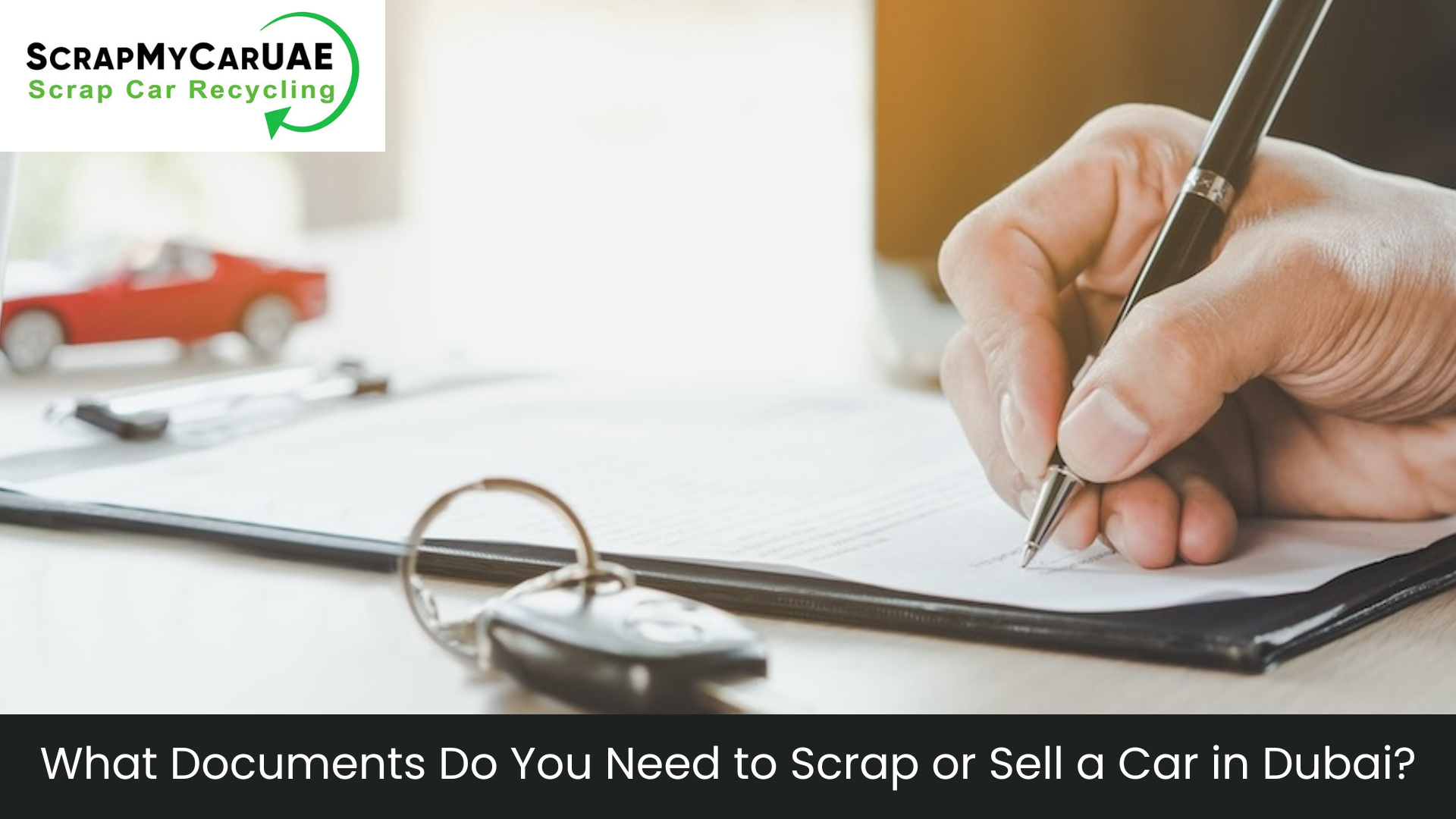 documents needed to scrap or sell car in dubai