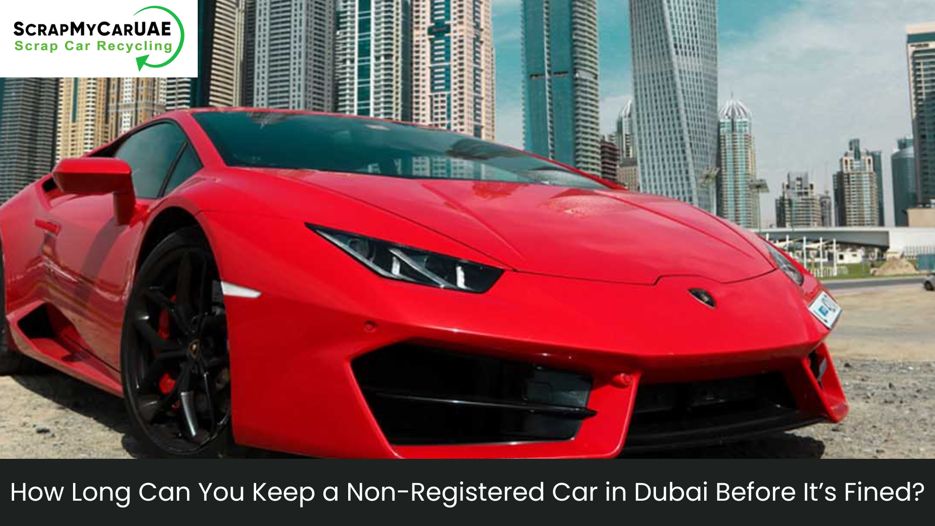 non registered car fine Dubai