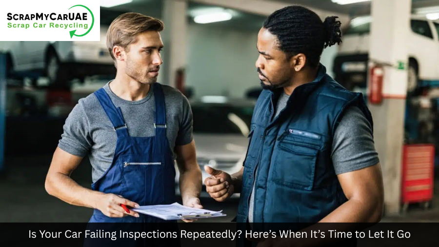 car failing inspection
