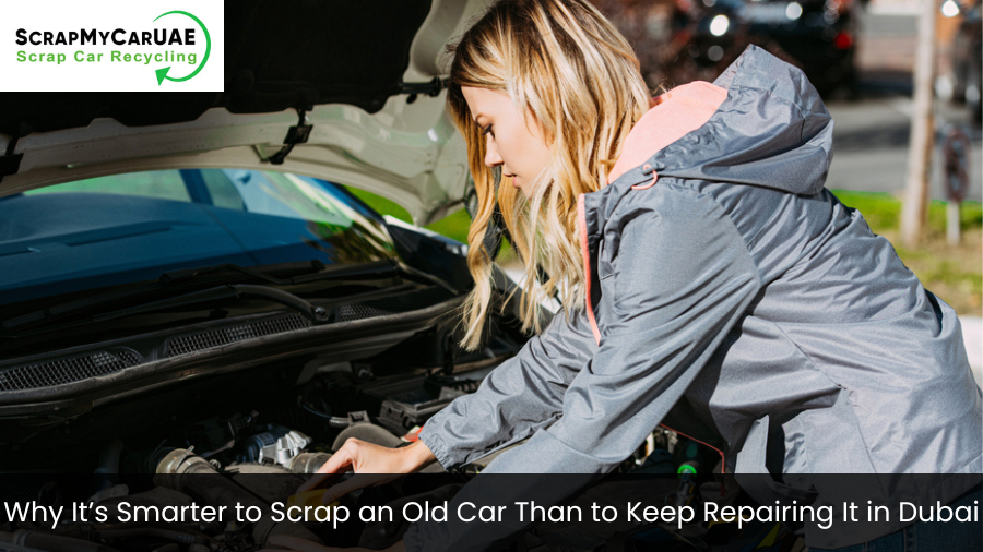 repairing old car