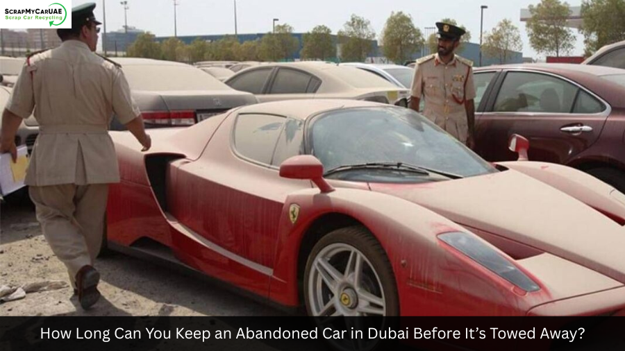 abandoned car Dubai