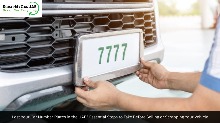 lost your car number plates in UAE