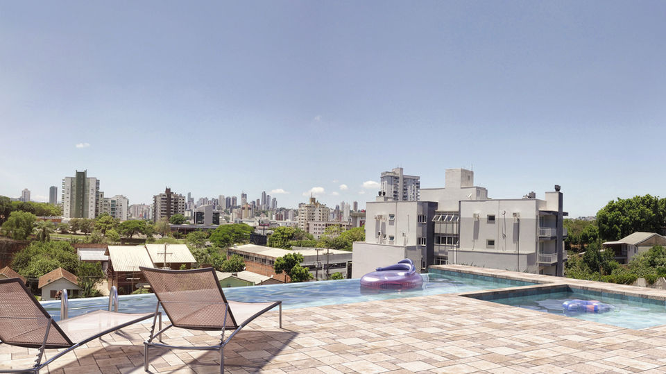 Área da piscina empreendimento Primavera Sunset