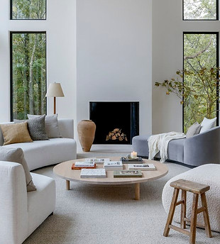 Cream and grey living room