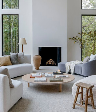Cream and grey living room