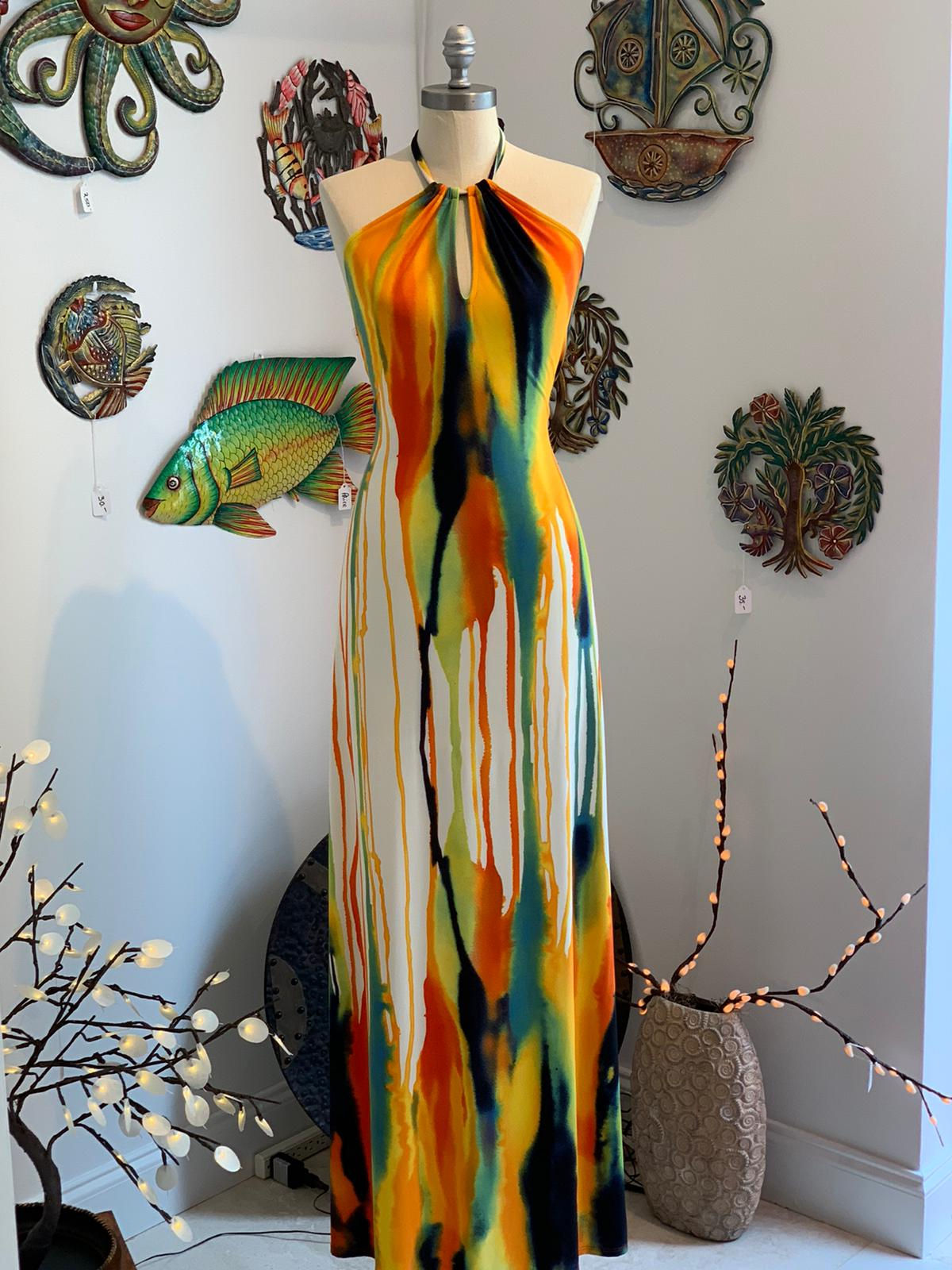 Watercolor Maxi Dress