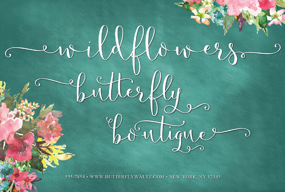 Thumbnail: Emily Spadoni Calligraphy Lettering Script Cursive Font Download Swashes