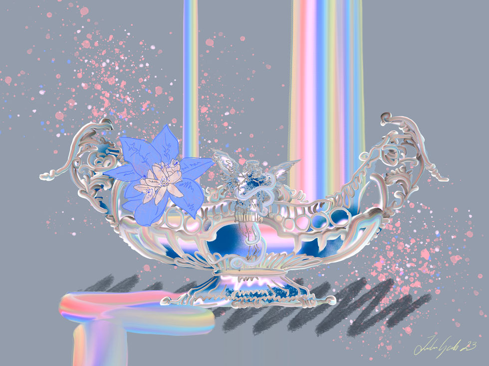 Juls Gabs painting artist contemporary