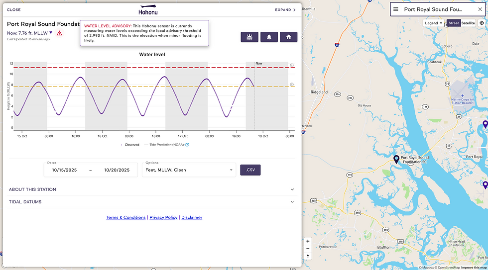 Ultrasonic day-to-day tidal monitoring