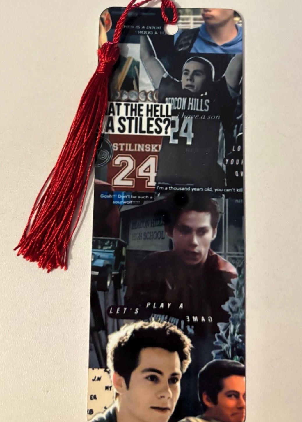 Teen wolf stiles bookmark 