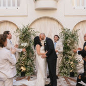 Jenna and Nick's Elegant Editorial Versace Mansion Wedding in Miami