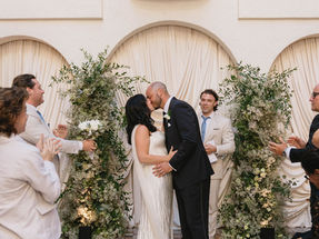 Jenna and Nick's Elegant Editorial Versace Mansion Wedding in Miami
