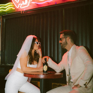 Natalia + Blake || Miami Vice Vibe Elopement at Macs Club Deuce