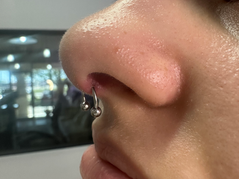 You can't legally get a tattoo, but you can tattoo someone else! Septum highlight....