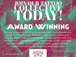 Unlock Your Future: Become a Tattoo Apprentice at Stigma!