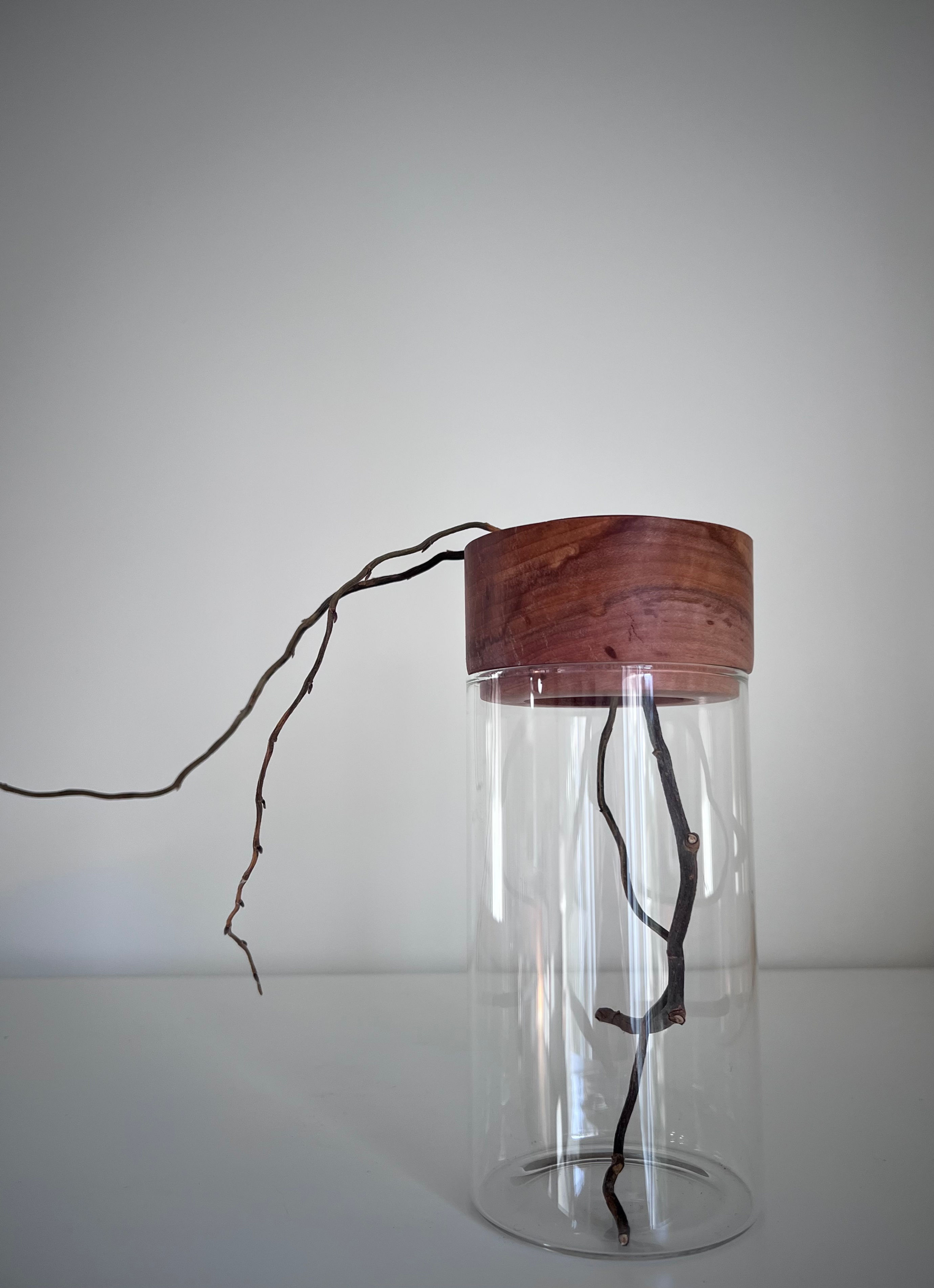 Water Vase / Burl Top