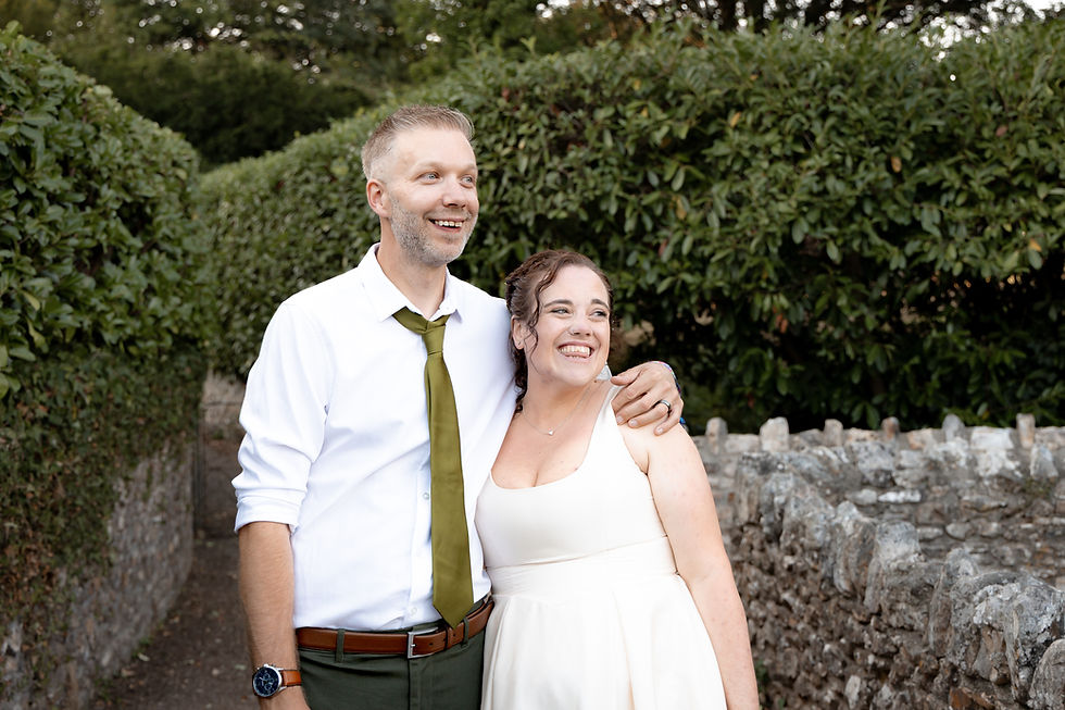Beautiful, Devon DIY wedding in the sunshine