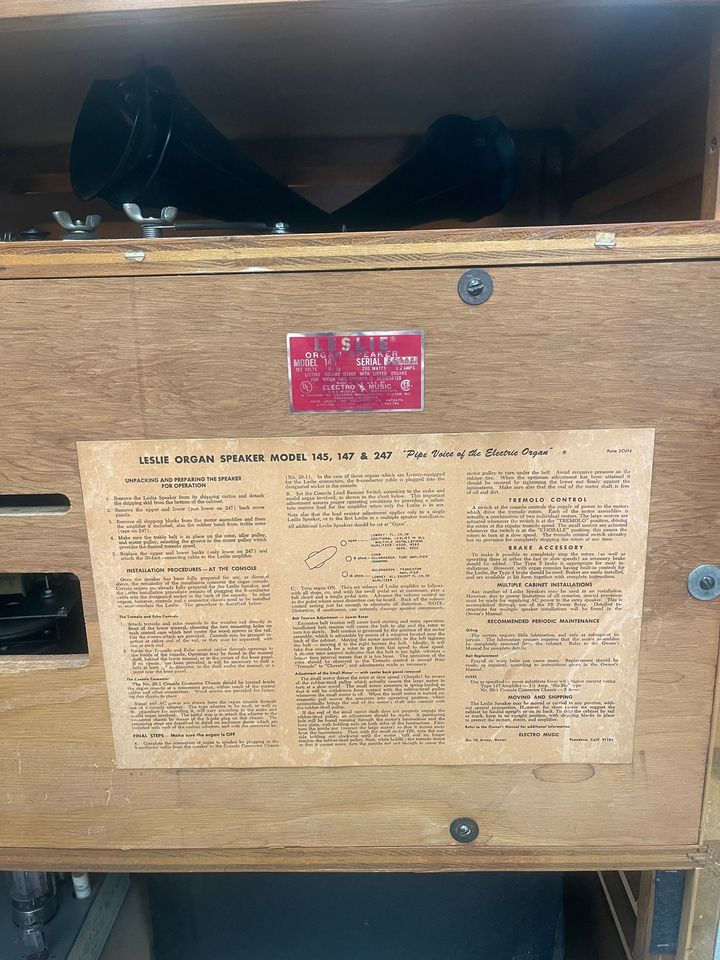 Thumbnail: HAMMOND A100 & LESLIE 122 #4