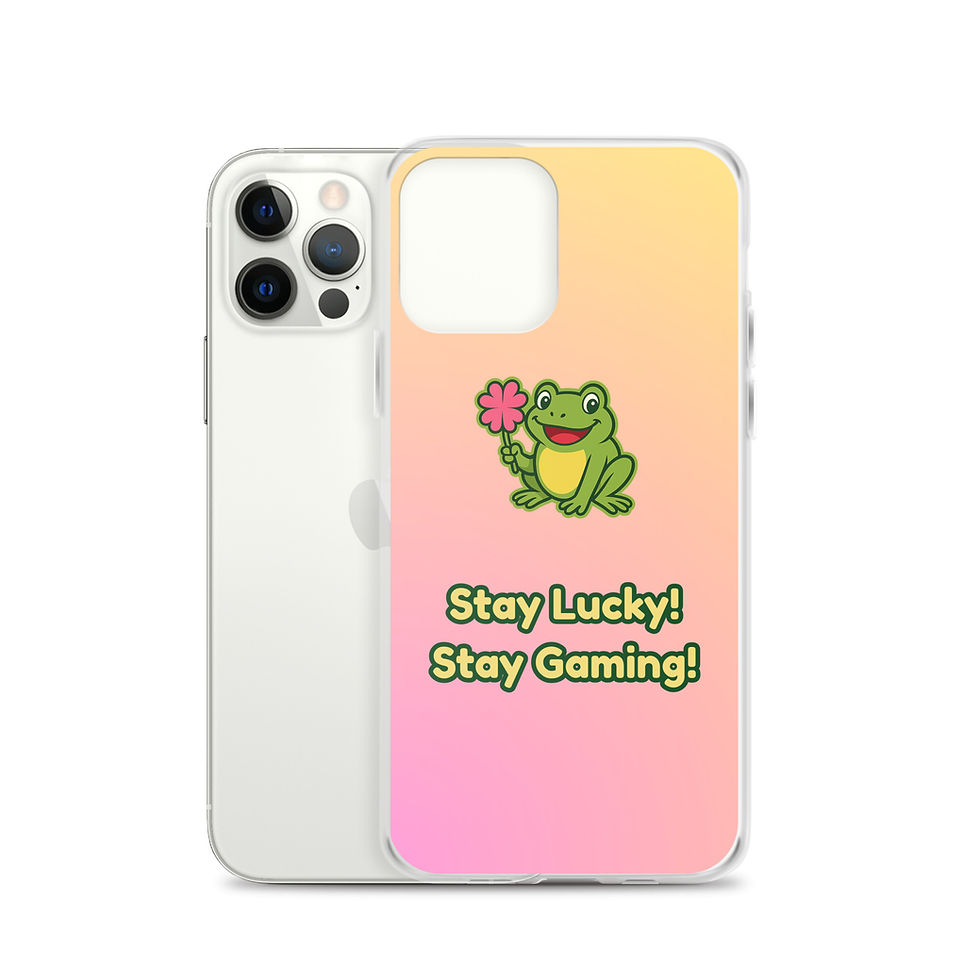 Thumbnail: Stay Lucky Stay Gaming Clear Case for iPhone®