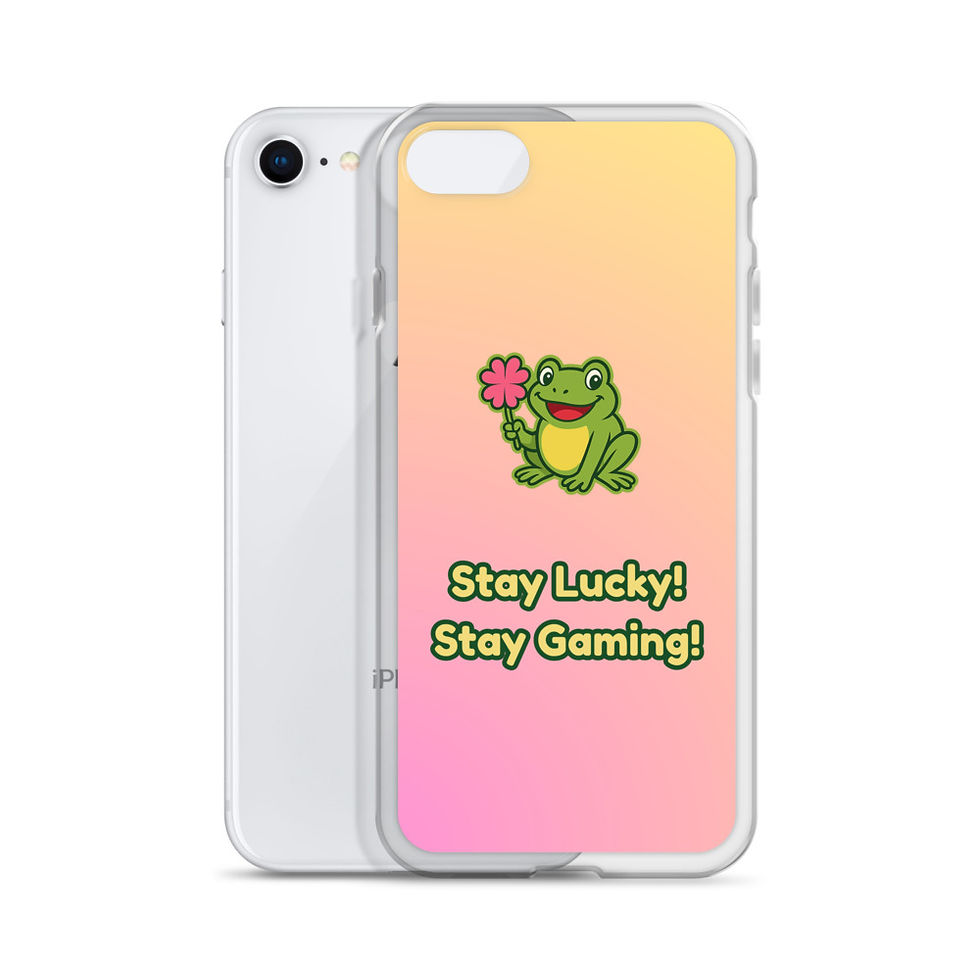 Thumbnail: Stay Lucky Stay Gaming Clear Case for iPhone®