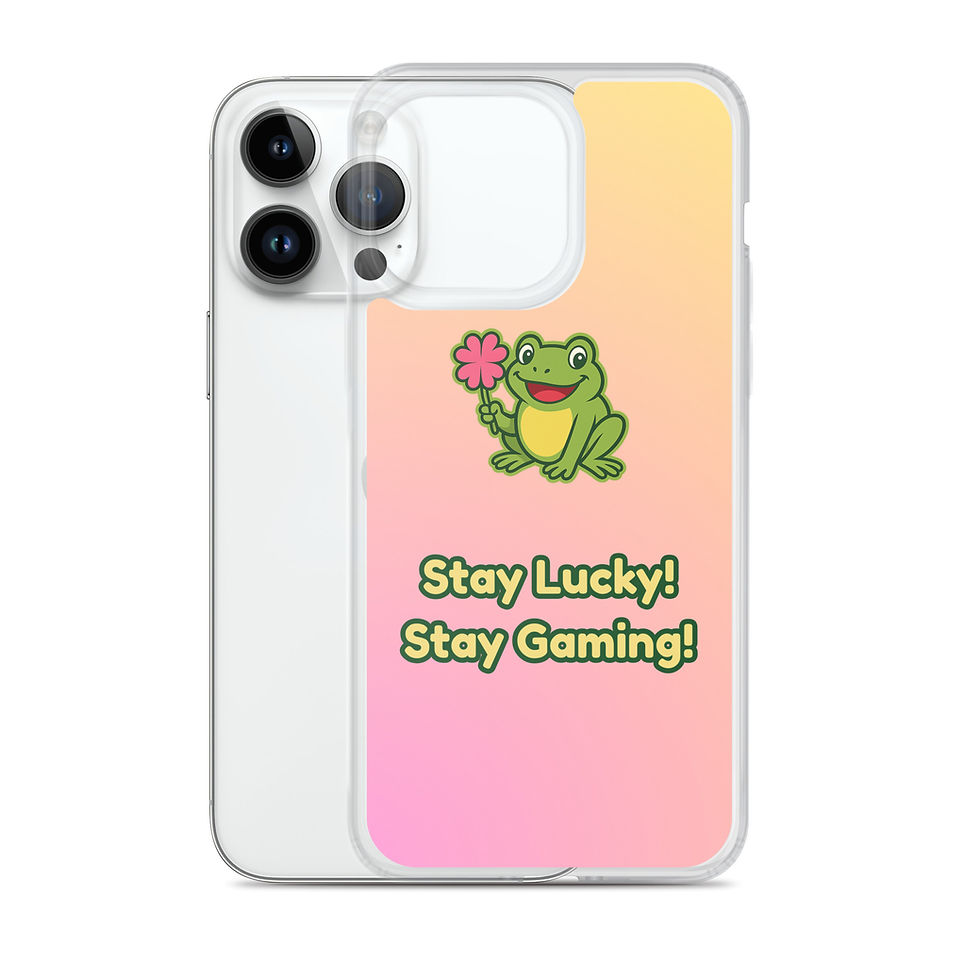 Thumbnail: Stay Lucky Stay Gaming Clear Case for iPhone®