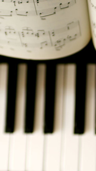 Sheet Music and Piano