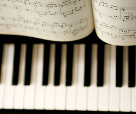 Sheet Music and Piano
