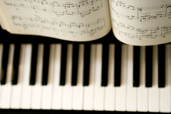 Sheet Music and Piano