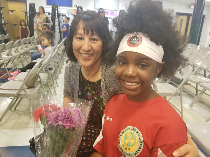 Japanese Language Teacher visits Sara Walker