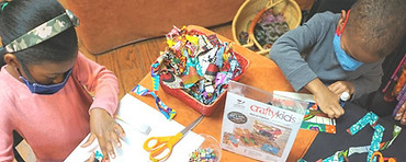 Crafty Kids African fabric activity pack