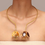 Thumbnail: SUWUNG COSMO NECKLACE II MATERIAL HORN ABINO & BRASS HANDMADE