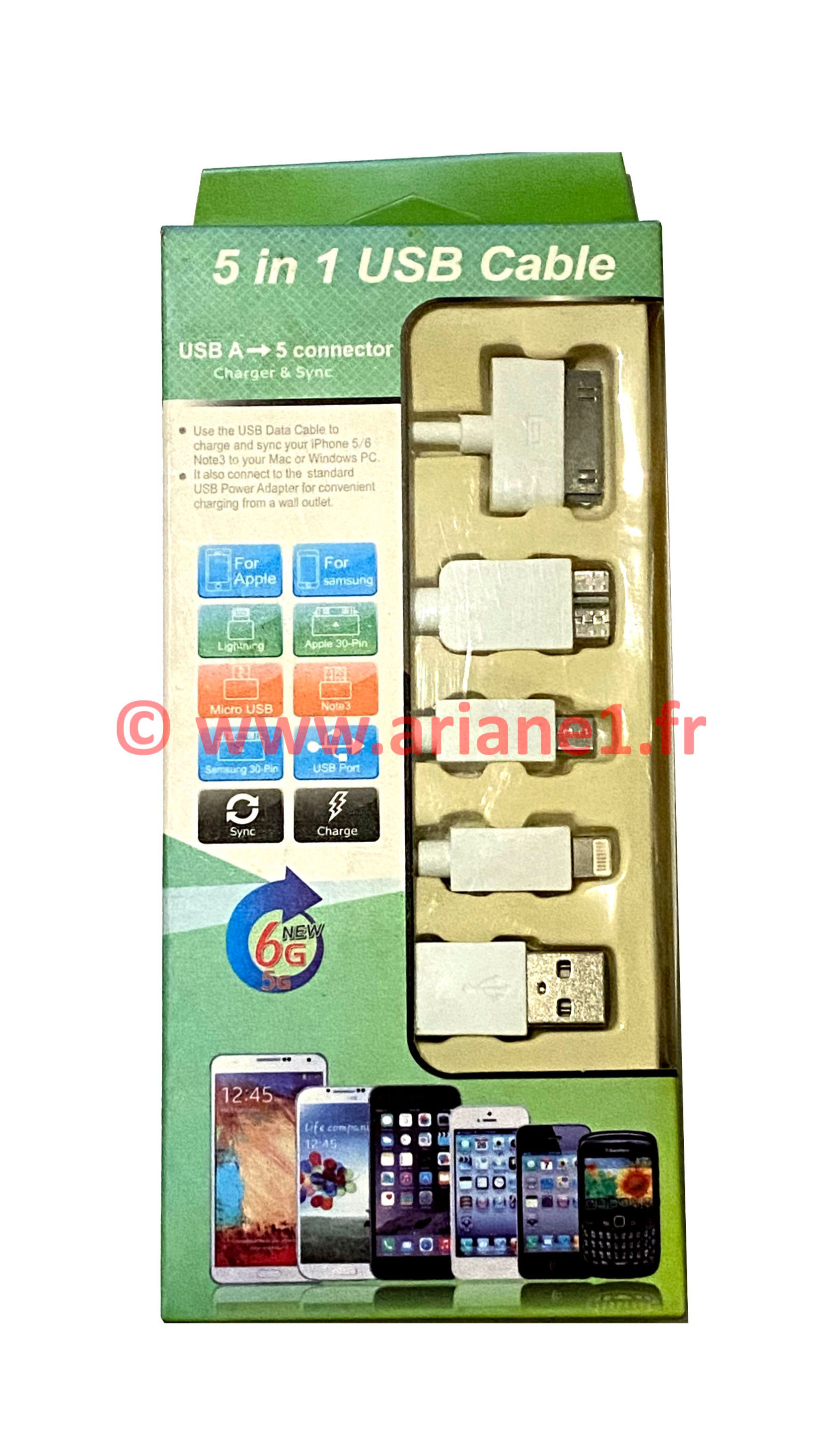 5 IN1 USB CABLE