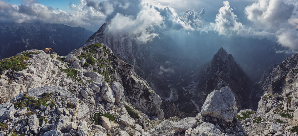 Greben Klavnih nožev, Julijske alpe