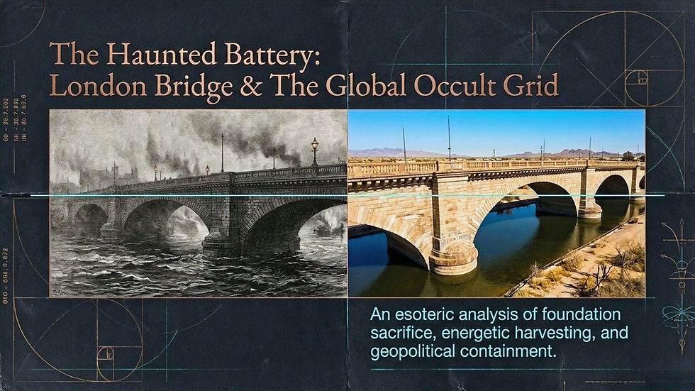 For over 600 years, the London Bridge stood over blood-soaked water. Today, it sits quietly in Arizona. And the real question is: WHY?