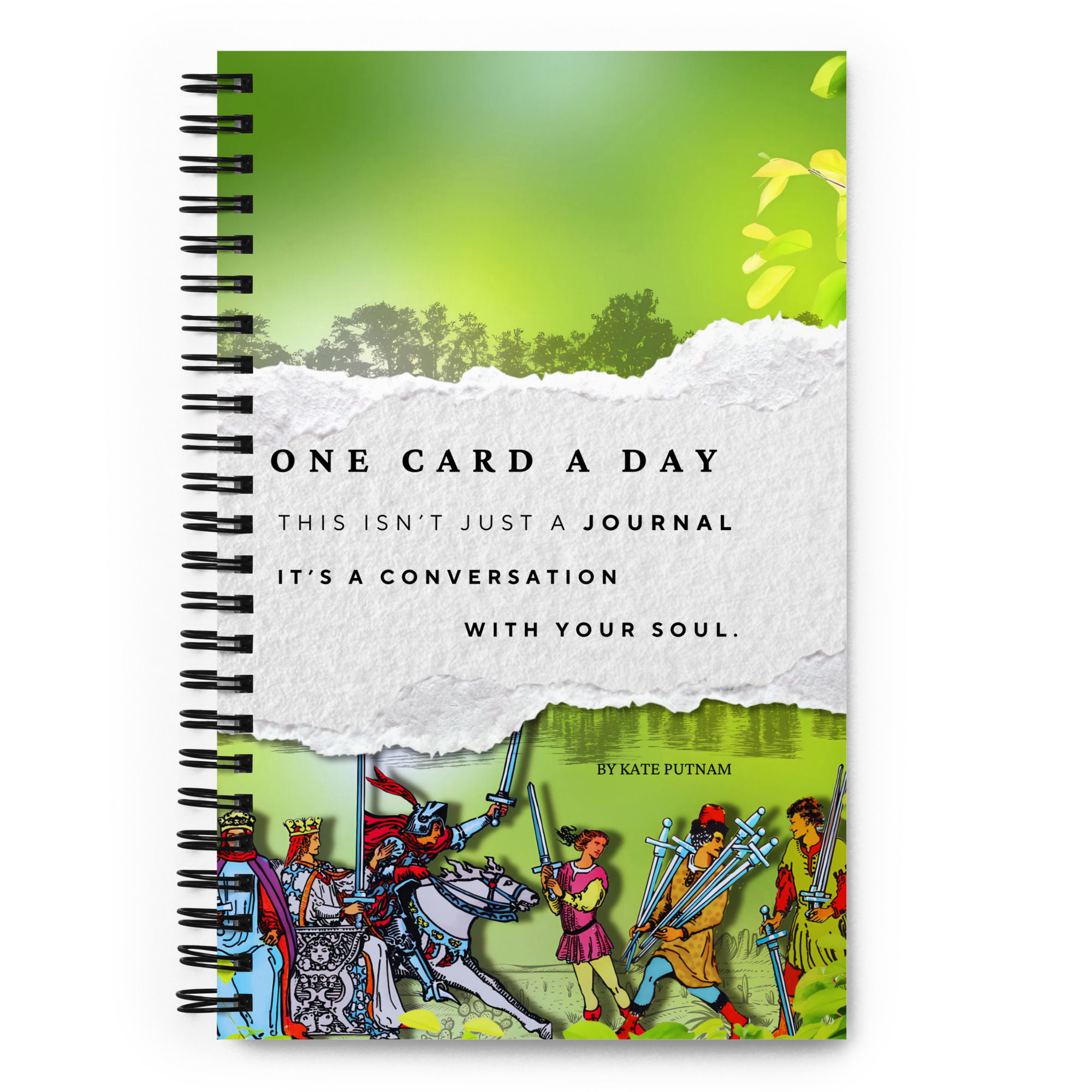 Daily Tarot Journal Spiral Notebook