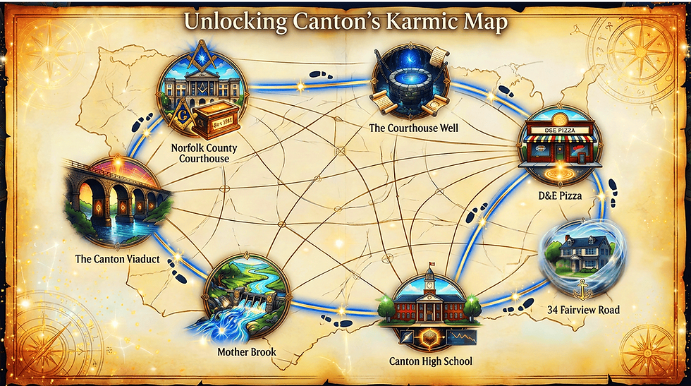 The Town of Canton is a Motherboard. Layered Land History. Local history frames the town of Canton as a ritualistic motherboard designed to exert control through its infrastructure.