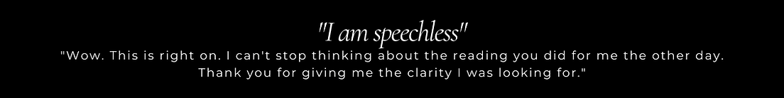 Tarot Testimonial, kate putnam, tarot, energy healing, energy healer, medical intuitive, tarot card reading, psychic medium, chakra clearing
